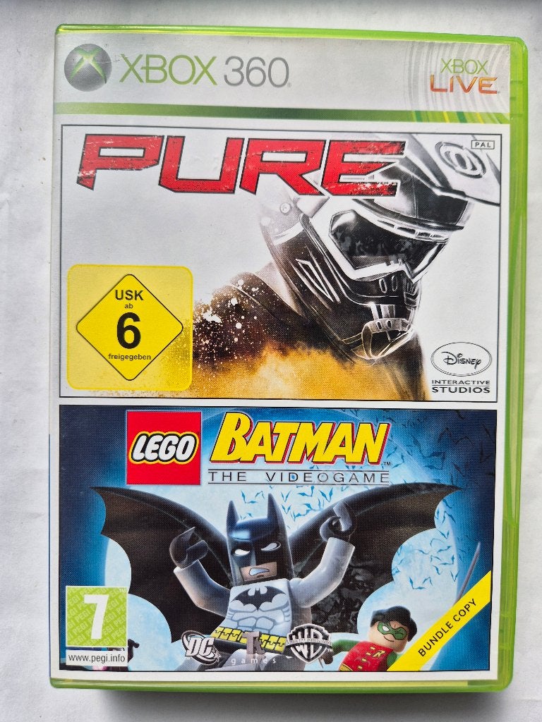 PURE / LEGO BATMAN the videogame, Spelcomputers en Games, Games | Xbox 360, Gebruikt, 1 speler, Racen en Vliegen, Ophalen of Verzenden
