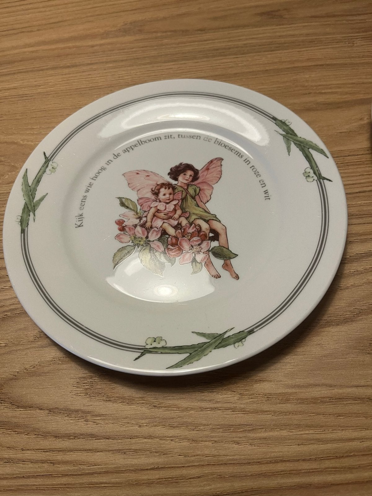 Flower Fairies bordjes - Set van 2, Ophalen, Zo goed als nieuw, Bord(en), Overige stijlen