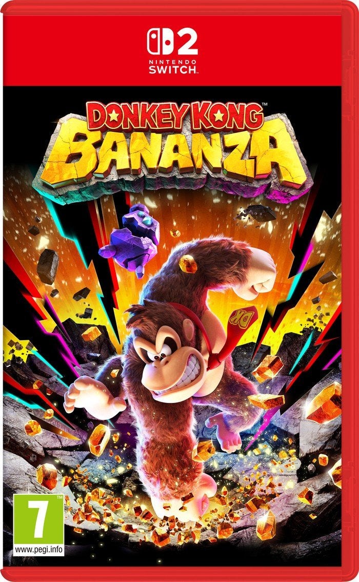 Donkey Kong Bananza - Nintendo Switch 2, Met games, Met 2 controllers, Ophalen of Verzenden, Zo goed als nieuw