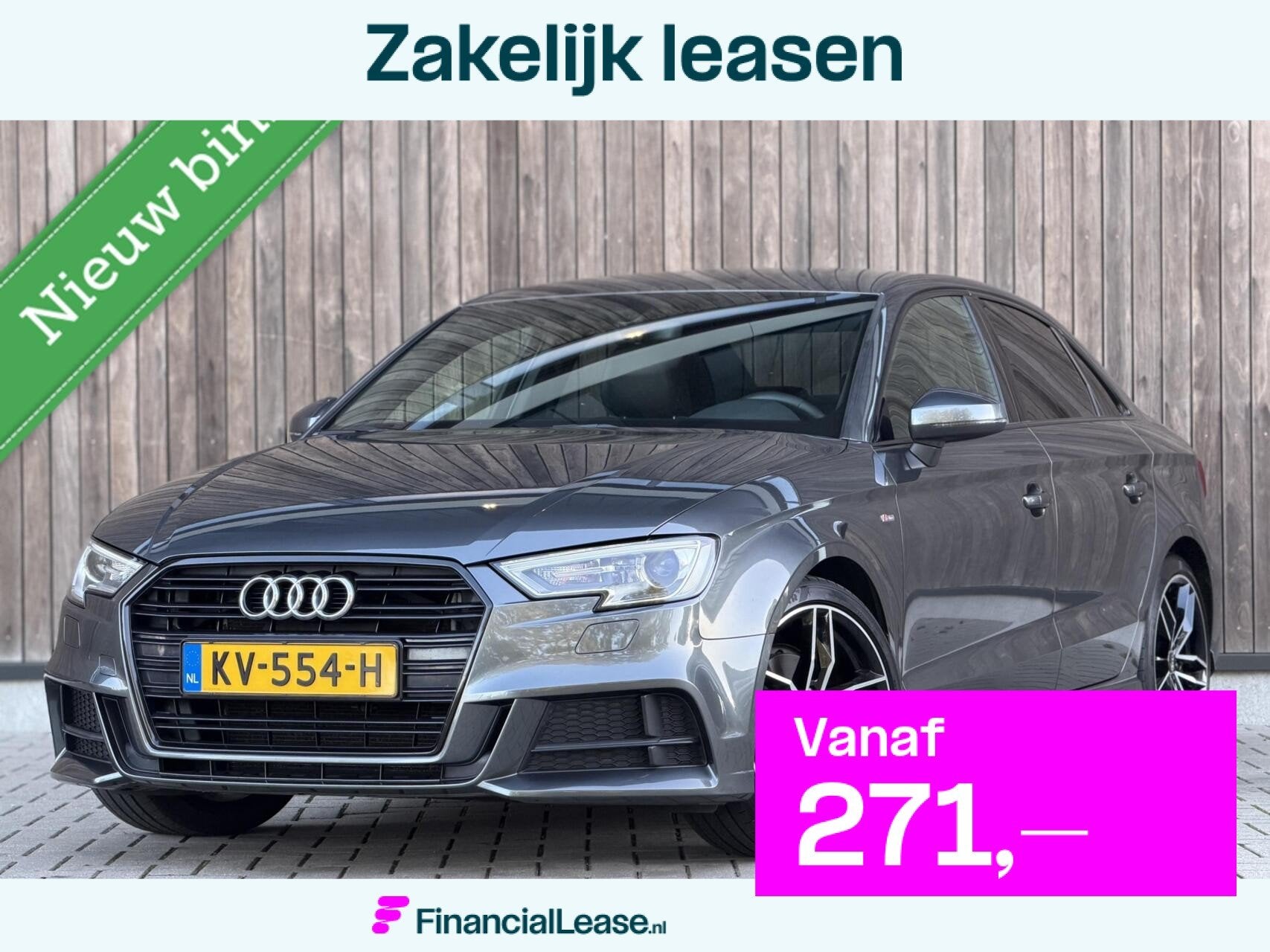 Audi A3 Limousine 1.0 TFSI Sport Pro Line S | S-LINE | KEYLE, Voorwielaandrijving, 1160 kg, Gebruikt, 23 km/l