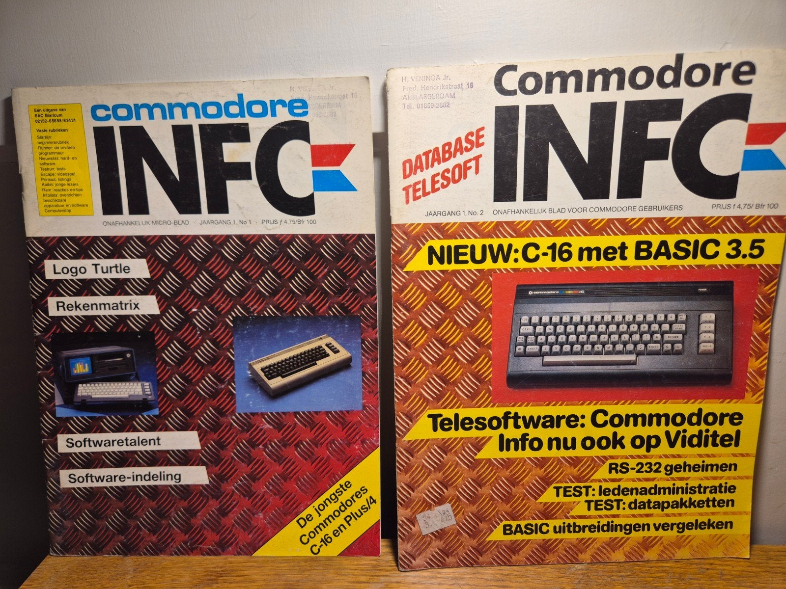 kies uit Commodore Info magazine's voor 2,50 per stuk, Computers en Software, Ophalen of Verzenden