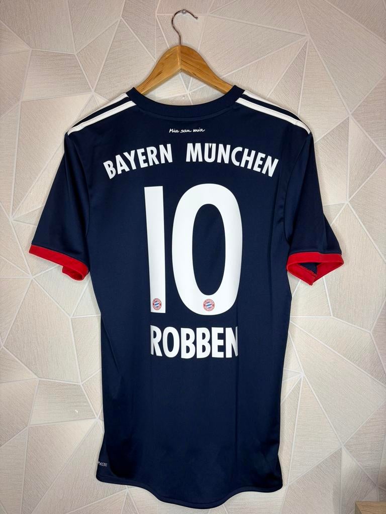 FC Bayern Munchen Uit 2017/2018 Robben, Sport en Fitness, Voetbal, Zo goed als nieuw, Shirt, Ophalen of Verzenden