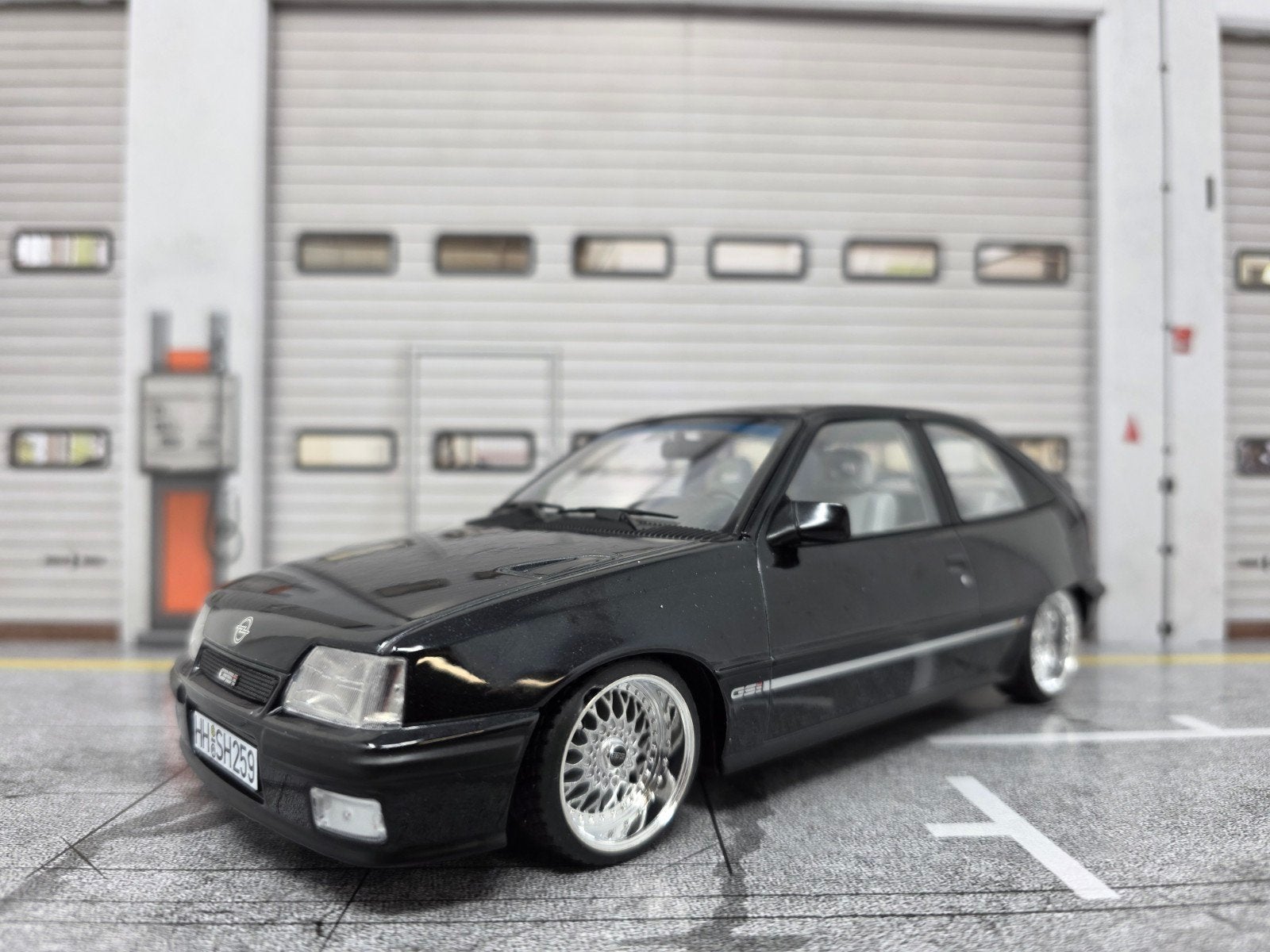 Opel Kadett E GSi 1:18 in OVP verlaagd op BBS velgen, Hobby en Vrije tijd, Ophalen of Verzenden, Nieuw, Norev