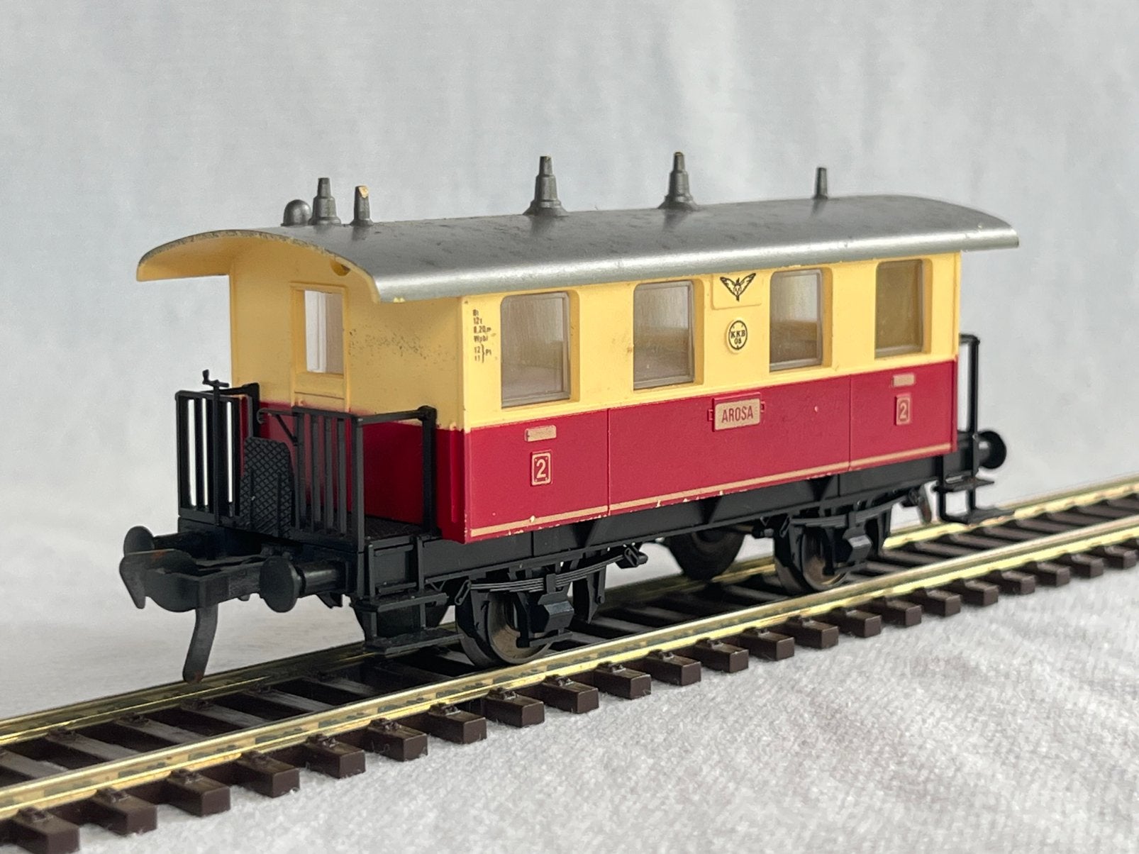 Fleischmann 5056 KKB 2e klas rijtuig “Arosa” H0, Gebruikt, Gelijkstroom, Fleischmann, Wagon