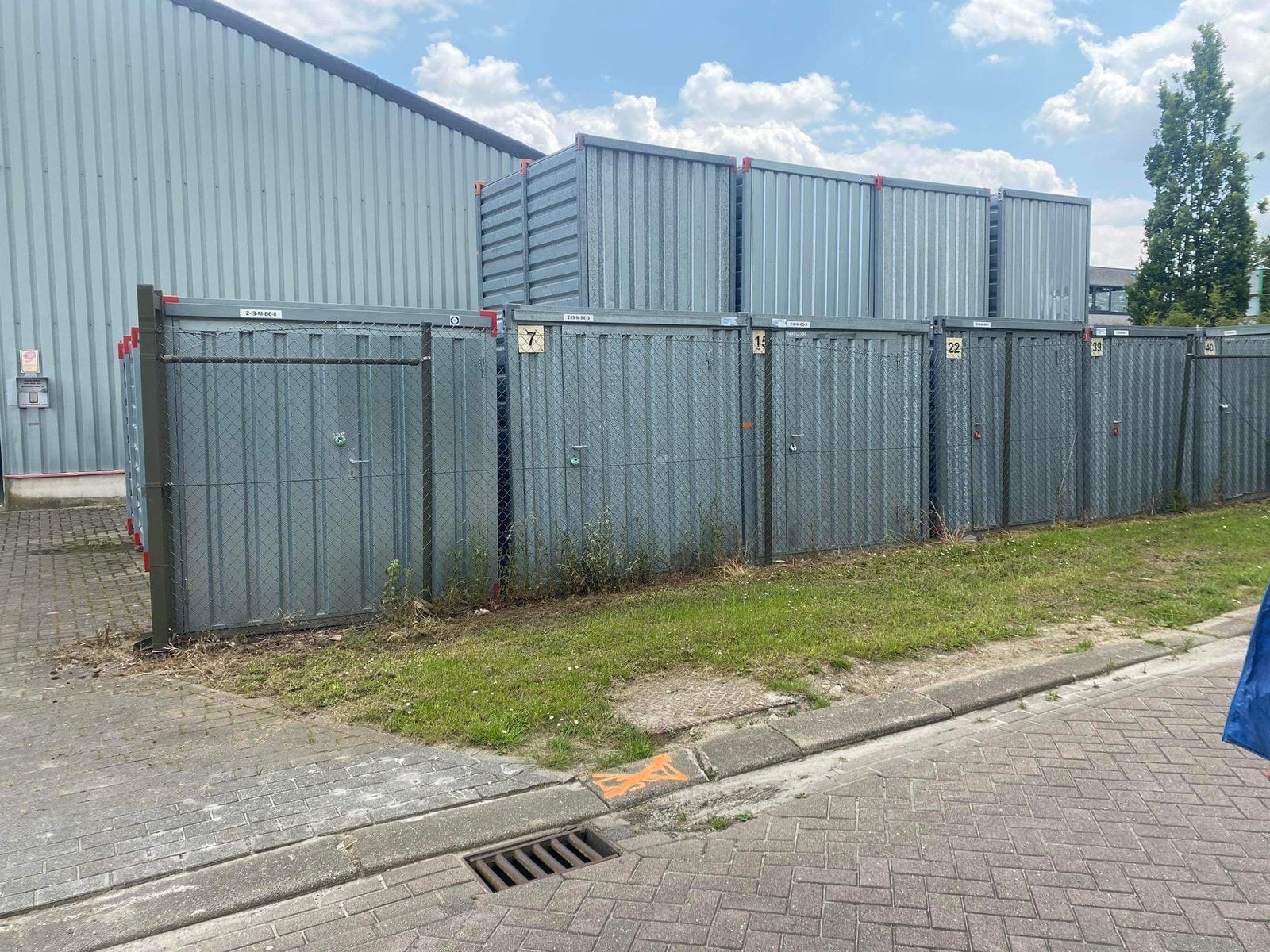 Zelfbouwcontainer - gebruikt, Ophalen, Zo goed als nieuw, Metaal, Containerberging