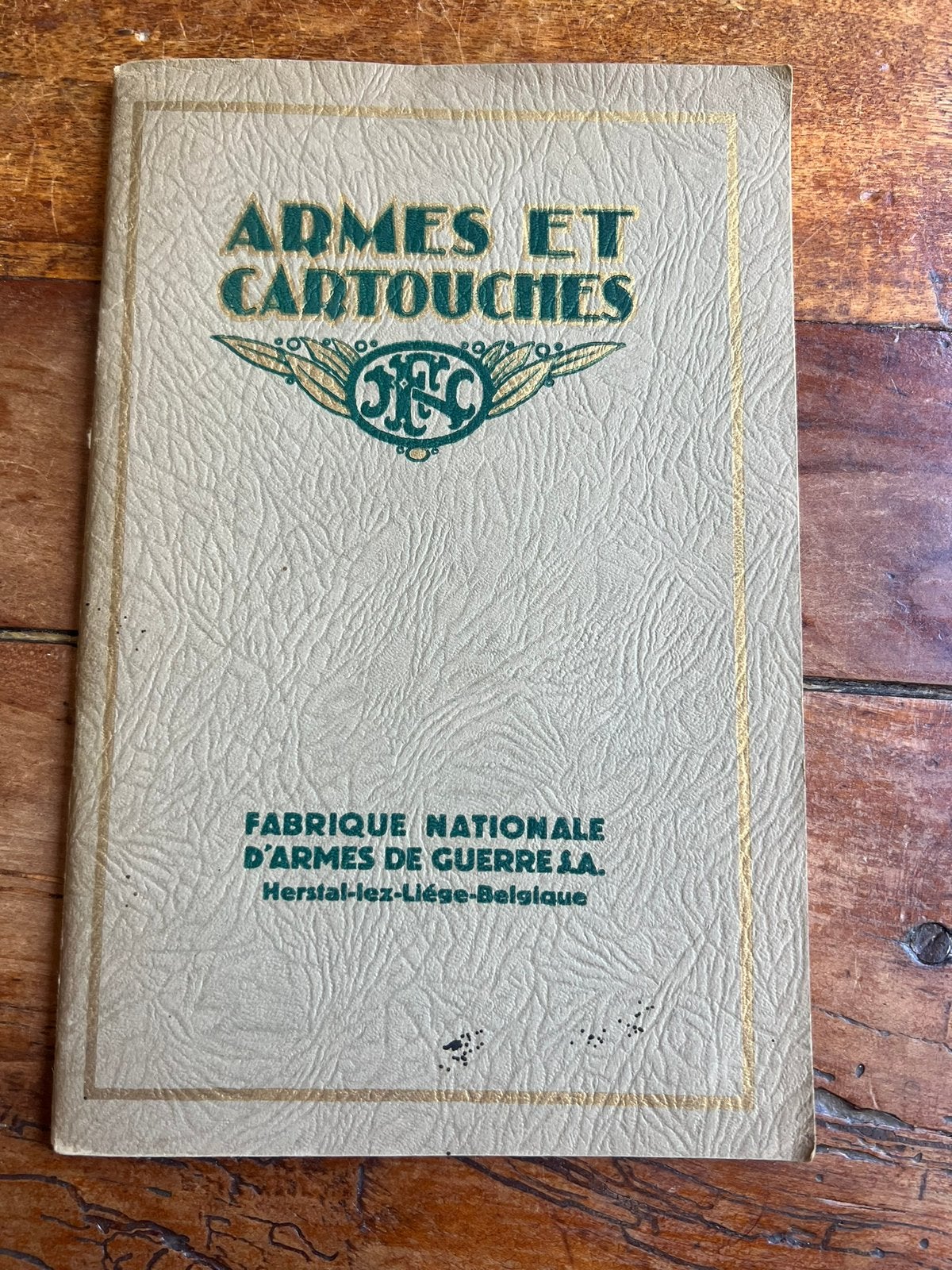 WO2 Belgisch catalogus FN Herstal Wapen voertuig ABBL 1936, Verzenden, Boek of Tijdschrift
