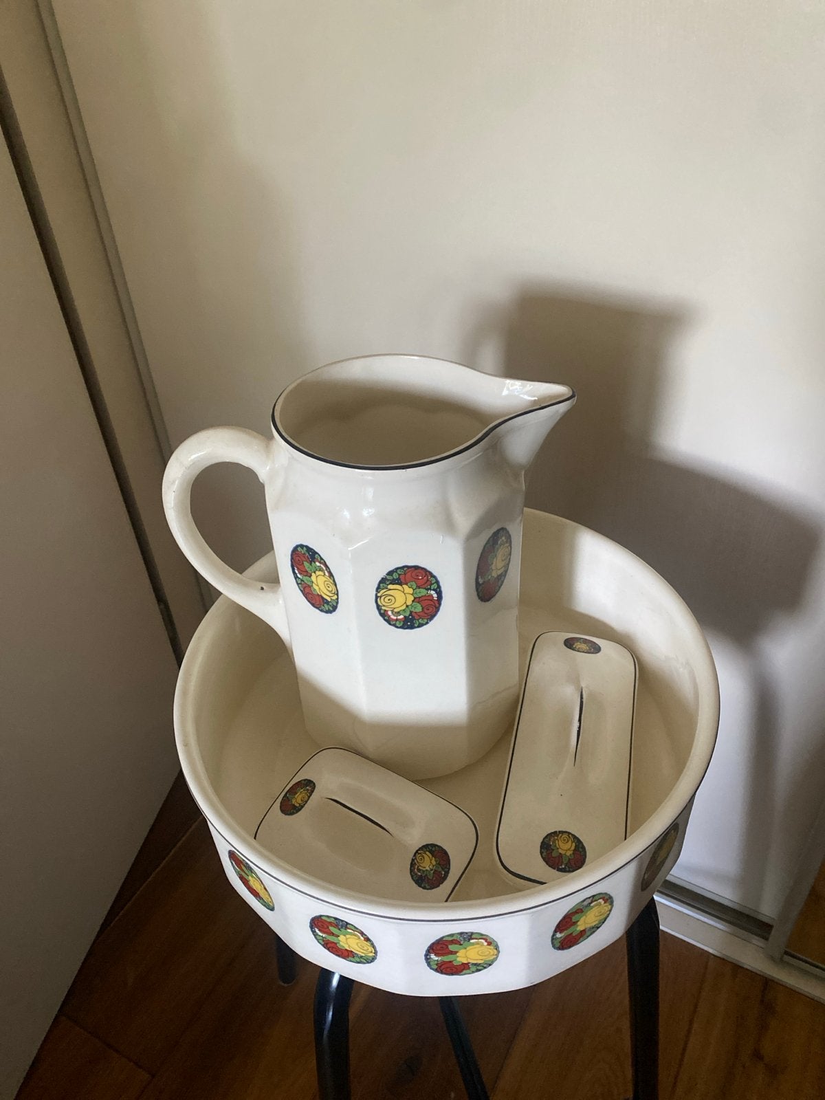 Vintage Ditmar Urbach Waskomset Tsjechoslowakije, Antiek en Kunst, Ophalen of Verzenden