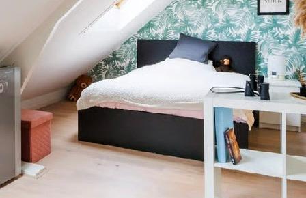 Ikea Malm 2-persoons bed zwart 140x200 zonder lades, Ophalen, Gebruikt, Zwart, Tweepersoons