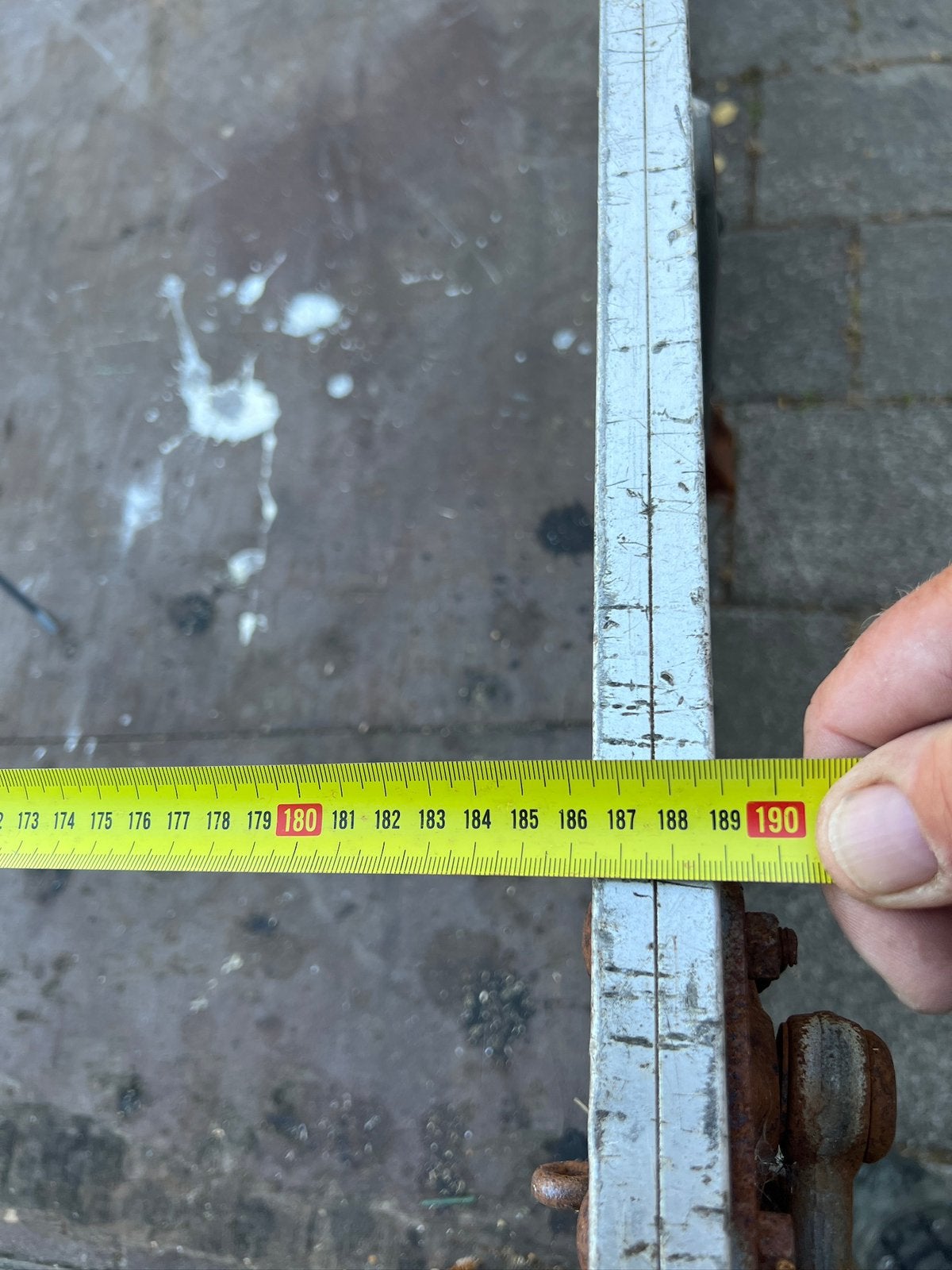 Schamel aanhanger, Ophalen of Verzenden, Gebruikt