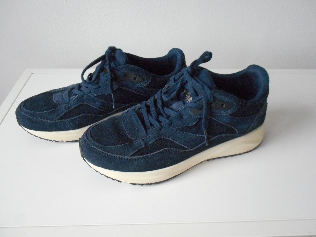 Donker blauwe Sneakers van Woden, maat 38, Blauw, Ophalen of Verzenden, Woden, Sneakers of Gympen