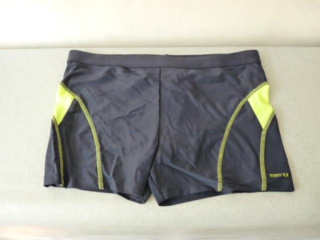 Blauwe met geel zwembroek van Manouxx , mt M =6, Kleding | Heren, Badmode en Zwemkleding, Maat 48/50 (M), Geel, Ophalen of Verzenden