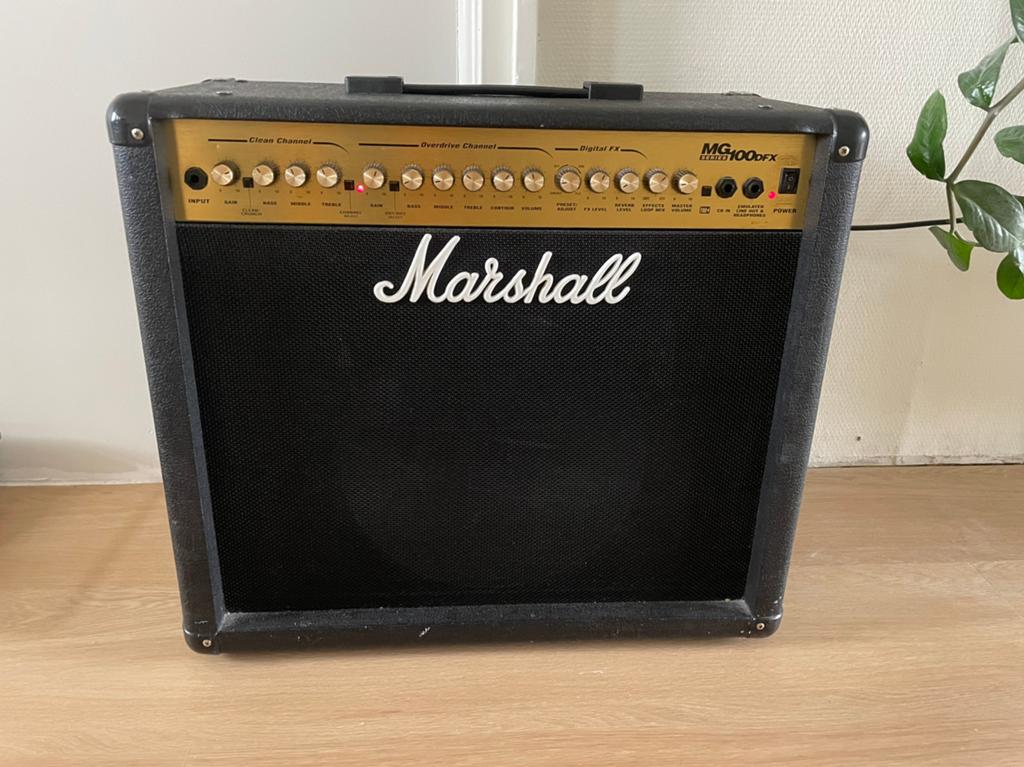 Marshall mg100dfx, Ophalen, Gebruikt, Gitaar, 100 watt of meer