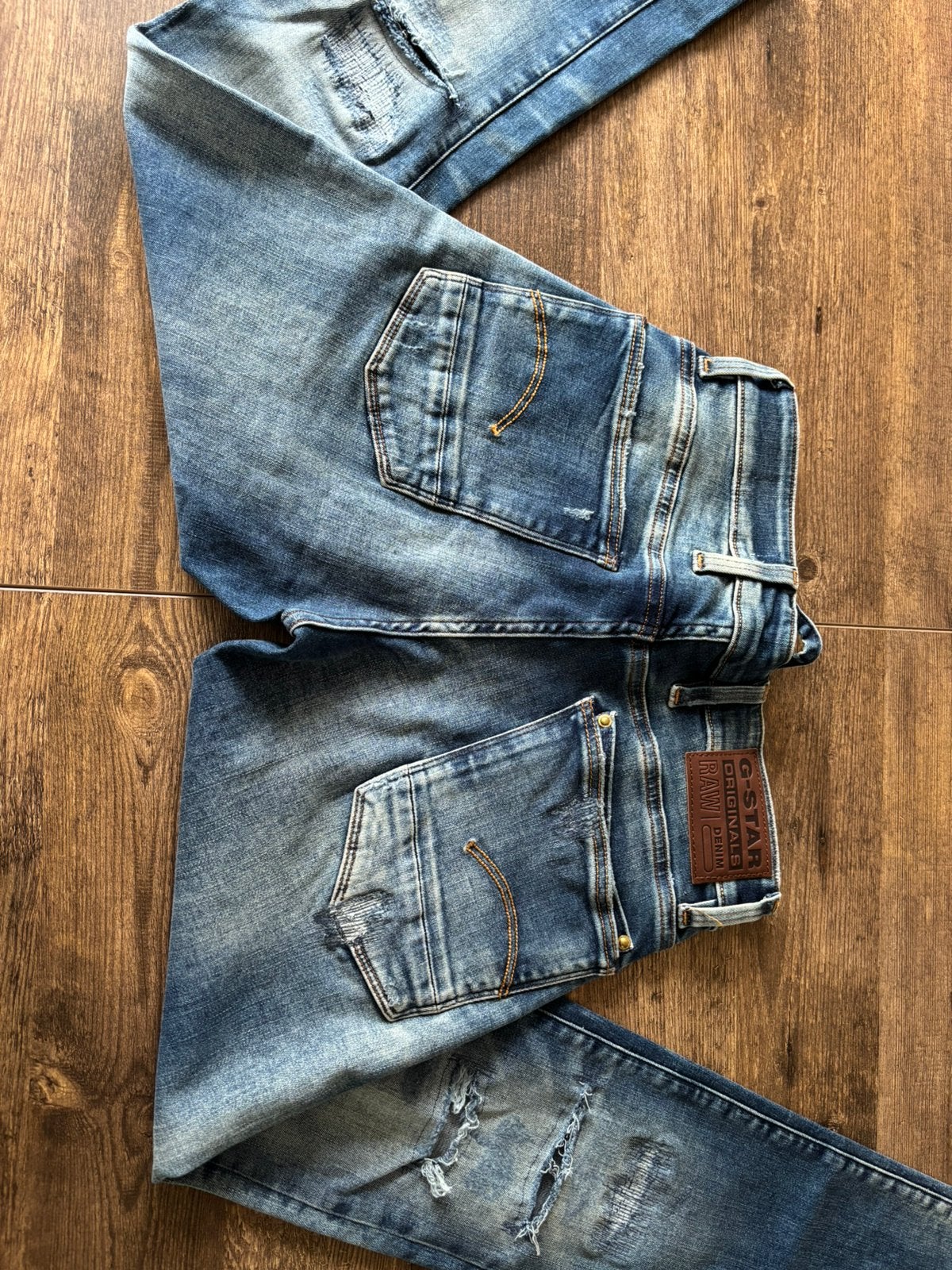 G-Star 4101 Lancet skinny jeans donkere wassing maat 29 /32, Ophalen of Verzenden, Zo goed als nieuw, Blauw, Overige jeansmaten