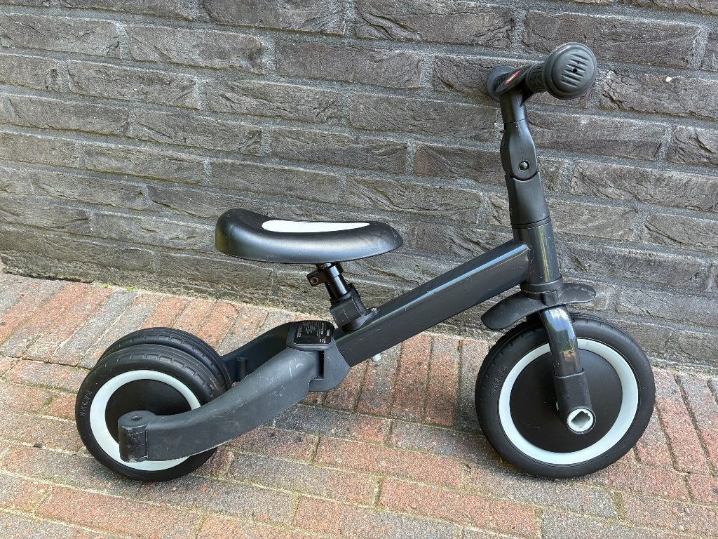 Topmerk 4 in 1 driewieler fietsje zwart, Ophalen, Gebruikt, Topmark