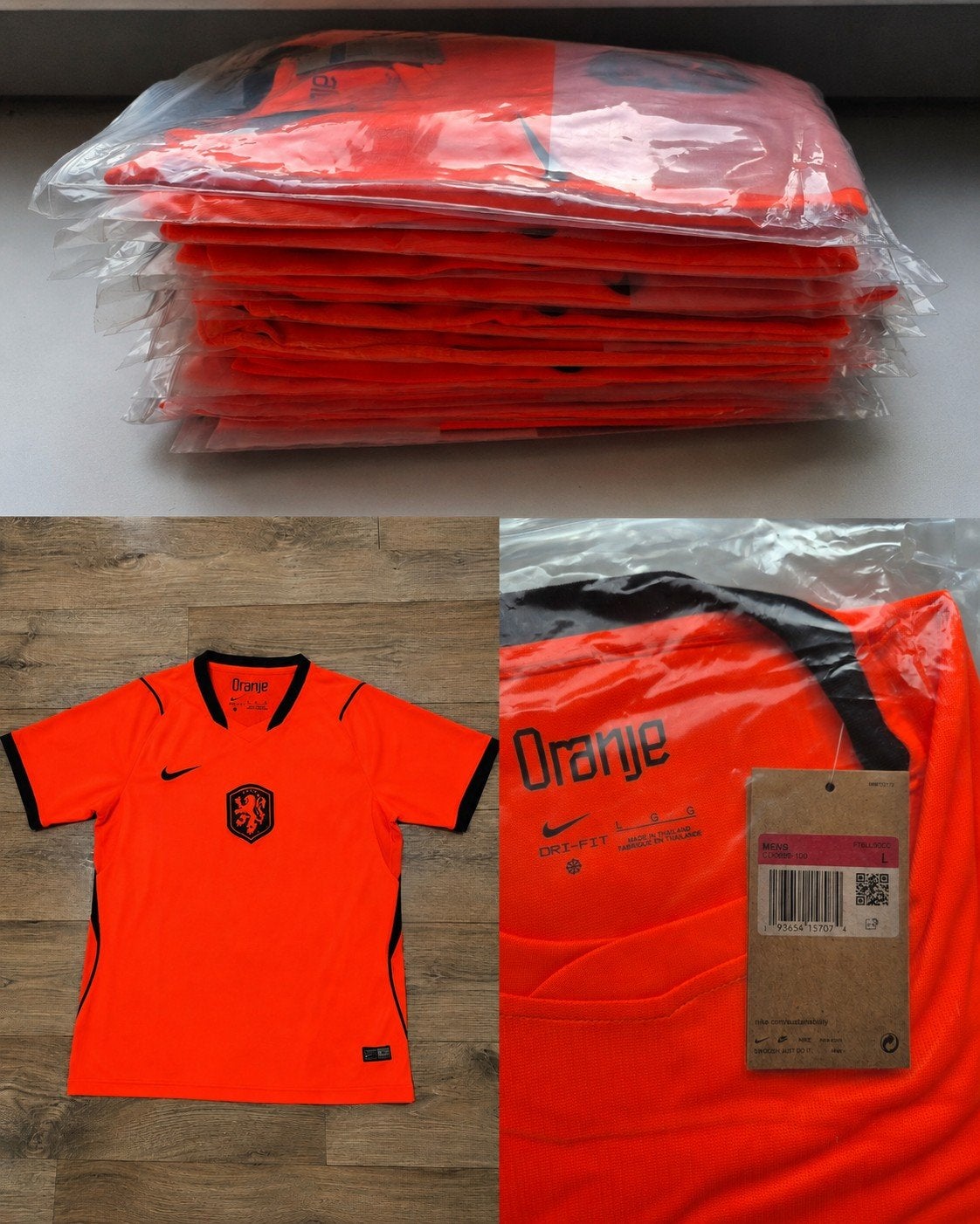 Resell Box Oranje Voetbalshirts (LEES BESCHRIJVING), Sport en Fitness, Voetbal, Verzenden, Shirt