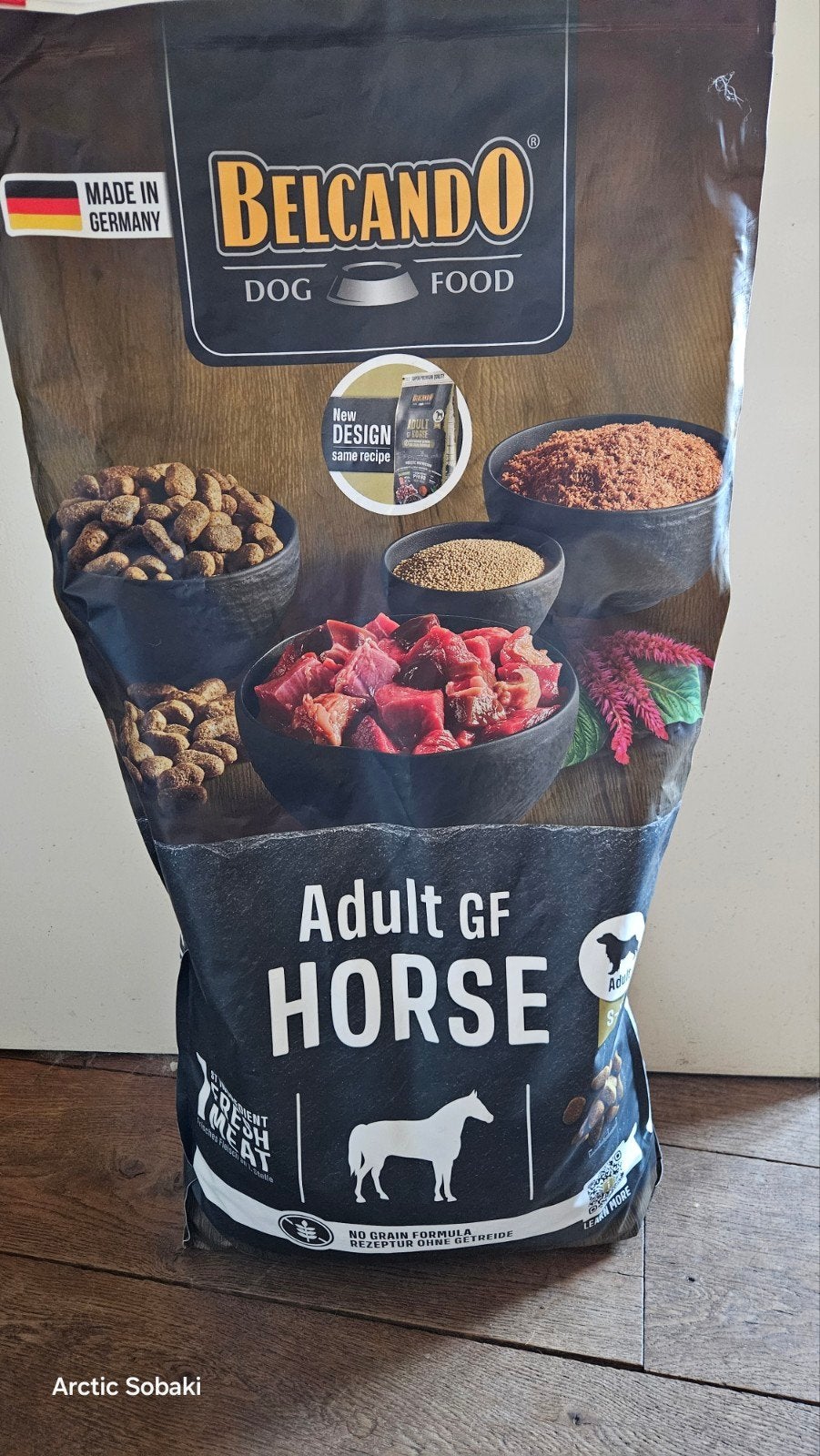 Belcando paard, Ophalen, Hond