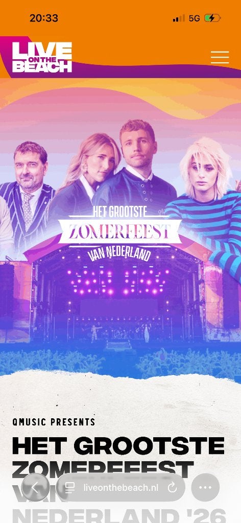 Het Grootste Zomerfeest , Live On the Beach, Drie personen of meer