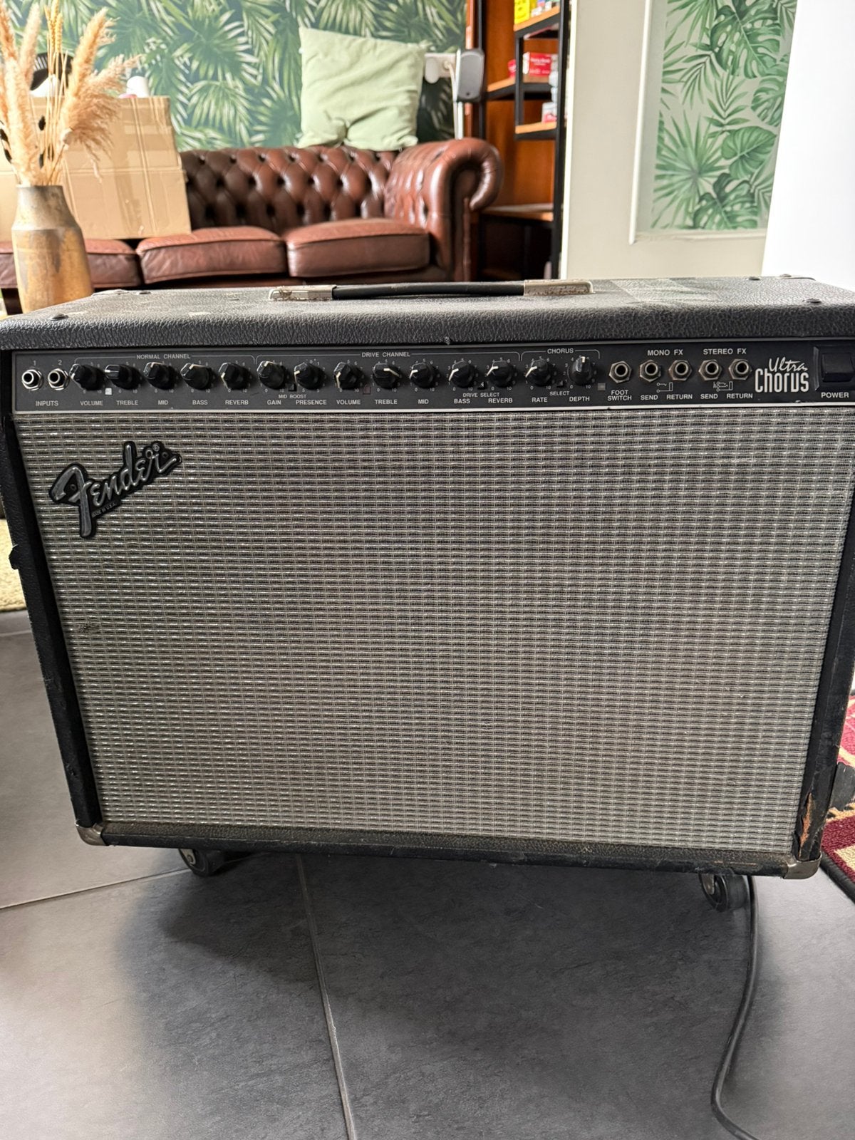 Fender Ultra Chorus PR 204 Gitaarversterker, Muziek en Instrumenten, Ophalen, Gebruikt, Gitaar, 100 watt of meer