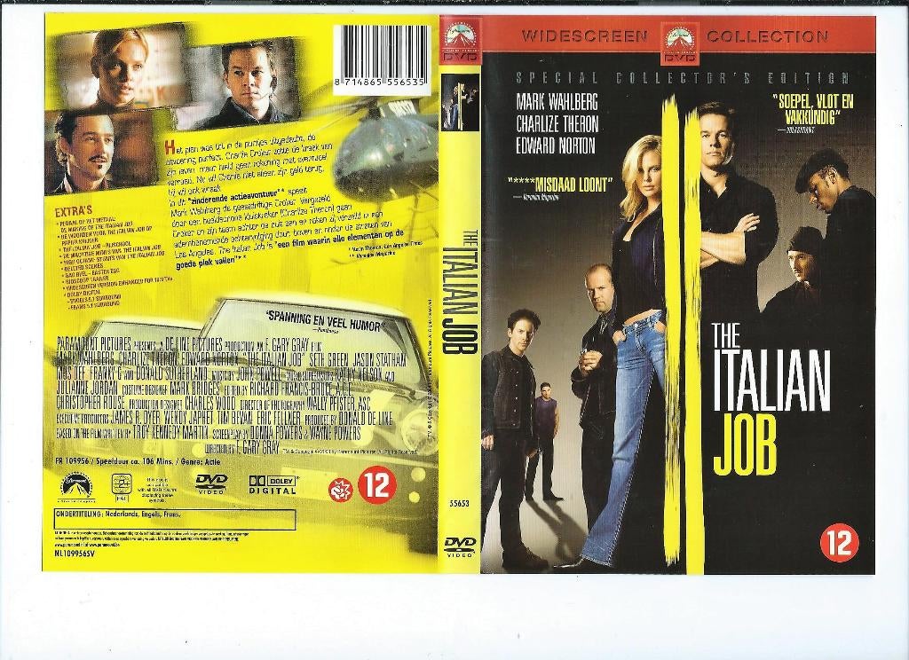 Italian job, Vanaf 12 jaar, Ophalen of Verzenden, Zo goed als nieuw, Actie