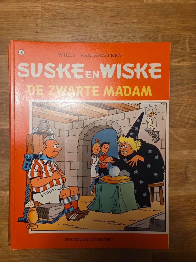 Suske en Wiske nummer 140: De Zwarte Madam, Boeken, Stripboeken, Eén stripboek, Ophalen of Verzenden, Gelezen, Willy Vandersteen