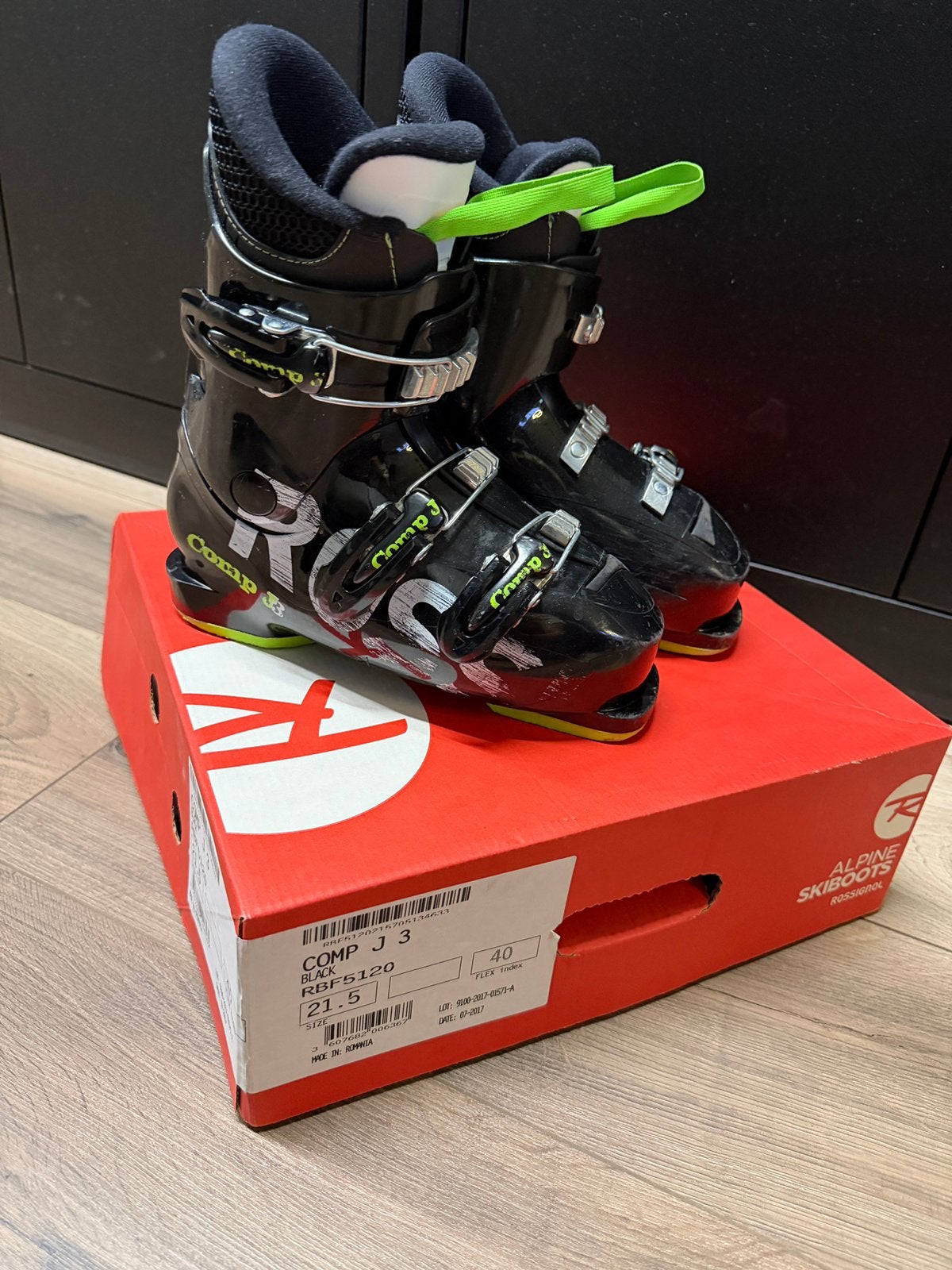 Rossignol kinder skischoenen maat 21.5 (= maat 32/33), Gebruikt, 100 tot 140 cm, Rossignol, Schoenen