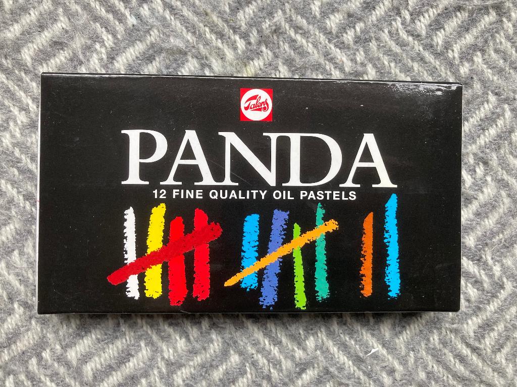 12 x Panda oliekrijtjes van merk Talens (nieuw in folie), Hobby en Vrije tijd, Tekenen, Ophalen of Verzenden, Nieuw, Potlood of Stift