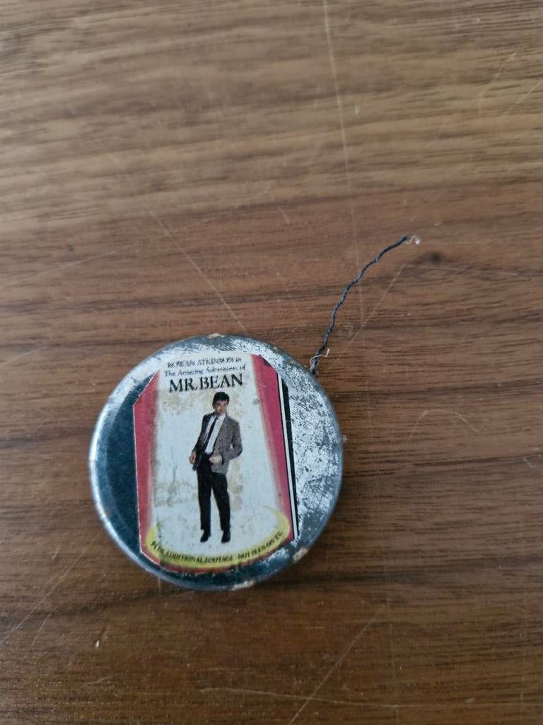 370 Film Button Mr. Bean, Ophalen of Verzenden, Overige onderwerpen