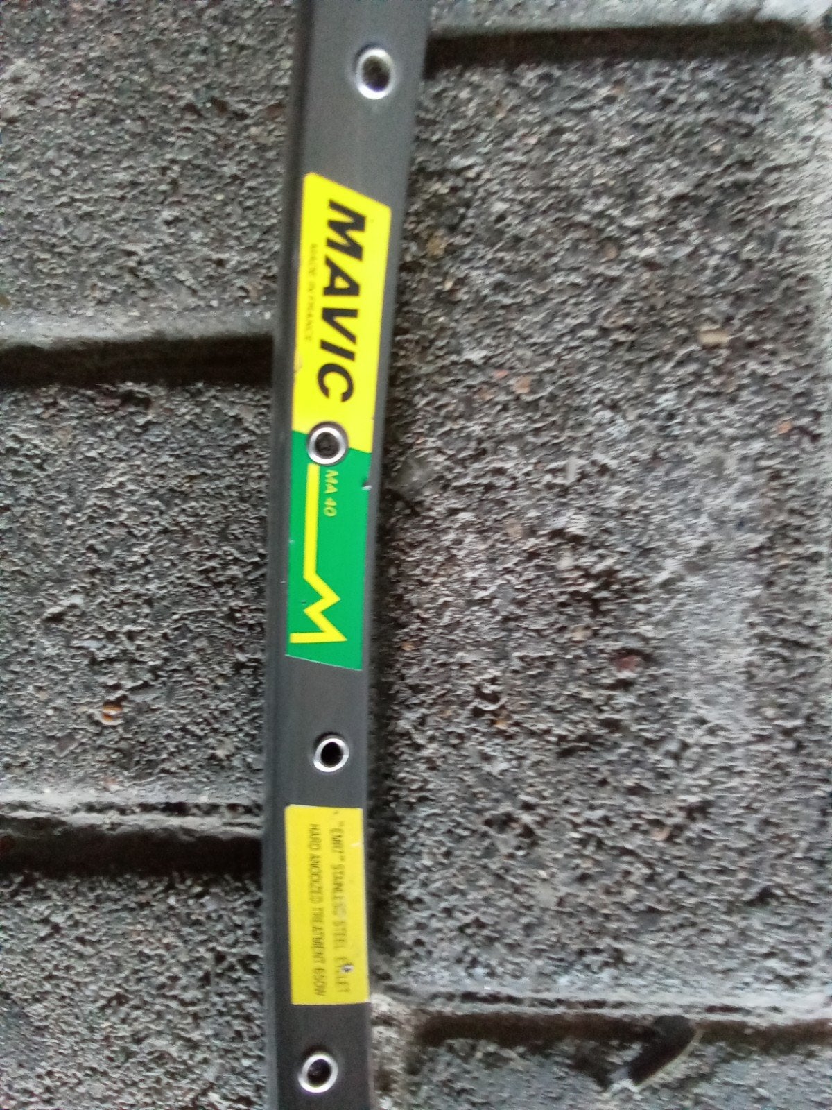 Mavic MA 40 Racefiets Velg, 28 inch, Gebruikt, Velgrem, Aluminium