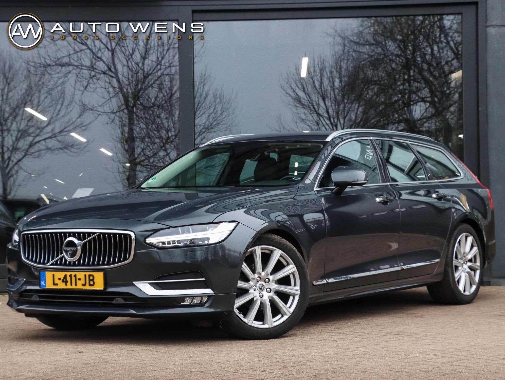 Volvo V90 2.0 D4 Inscription 360 Cam Harman Kardon Trekhaak, Auto's, Euro 6, 1969 cc, Automatische klimaatregeling, Leder