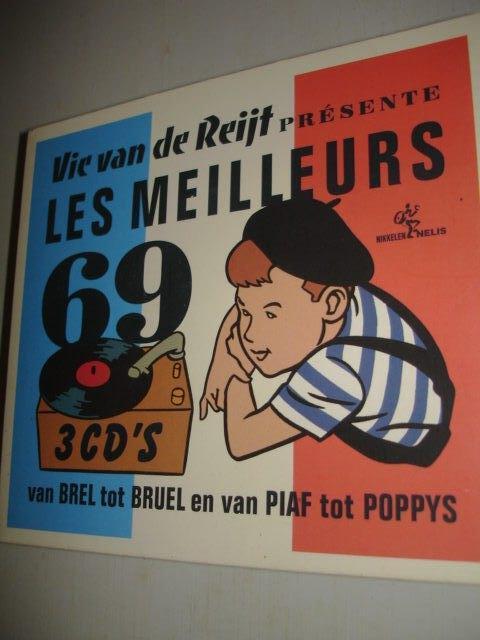 Vic van de Reijt- Les Meilleurs 69- BOXSET- 3-CD- (NIEUW), Verzenden, Nieuw in verpakking, Pop, Boxset