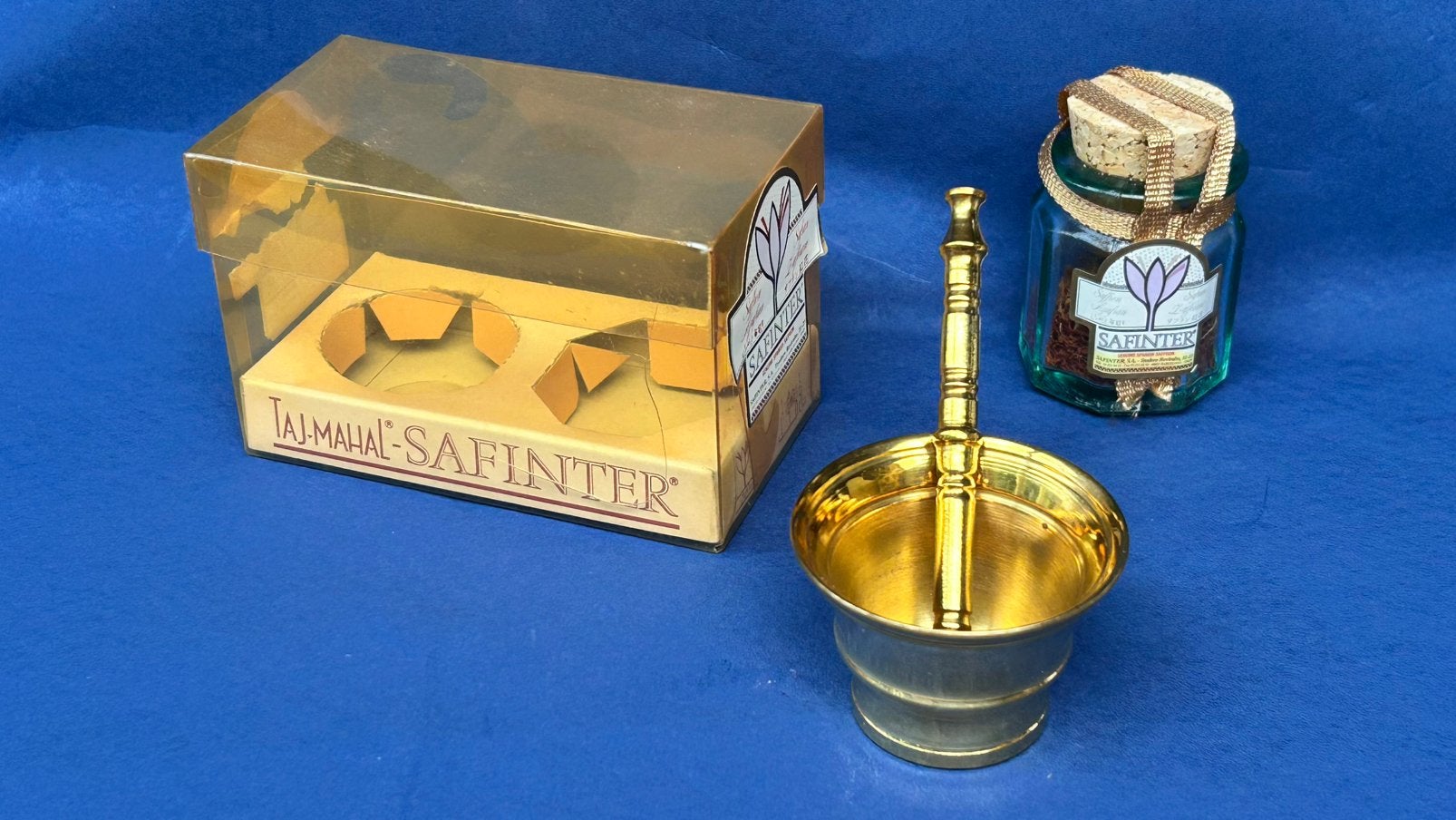 Souvenir vijzel klein Safinter saffraan t.h.t. 2007, Antiek en Kunst, Ophalen of Verzenden