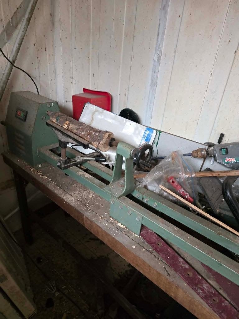 houtendraaibank, Ophalen, Overige materialen