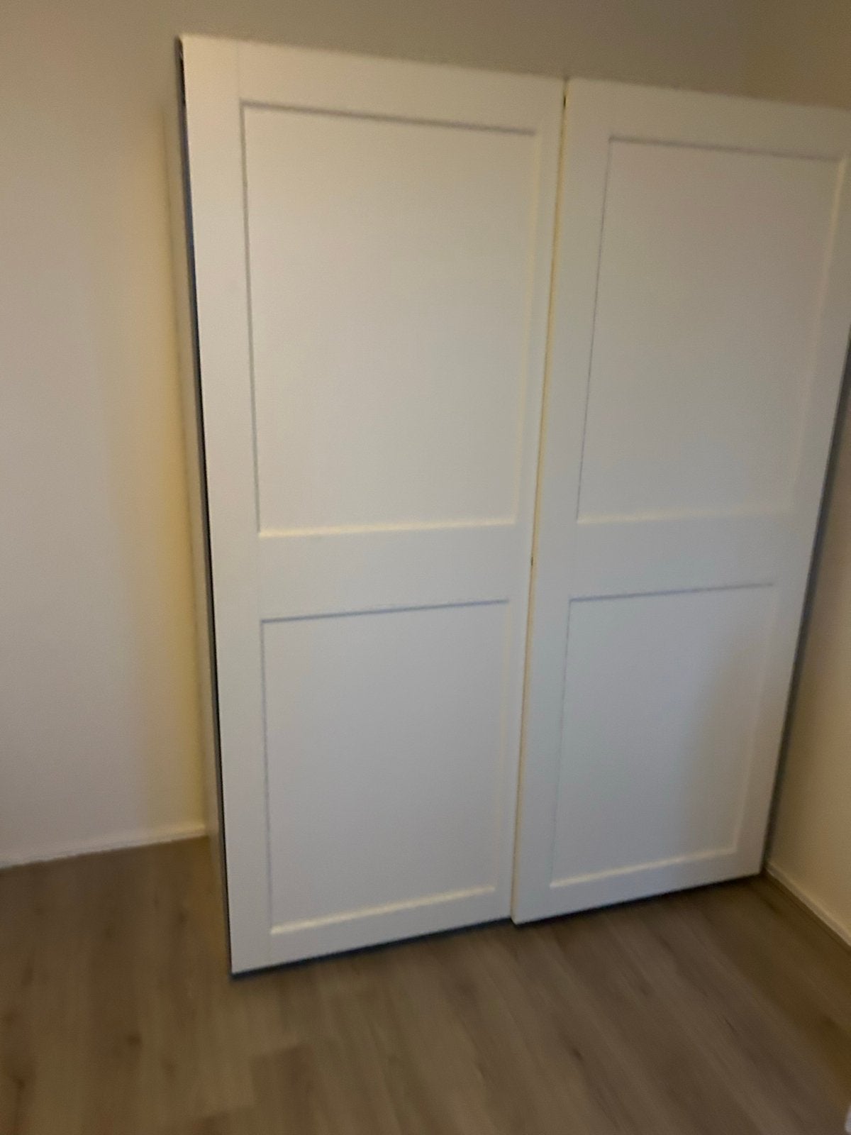 IKEA PAX GRIMO Kledingkast met twee schuifdeuren, Ophalen, Overige materialen, 100 tot 150 cm, 200 cm of meer