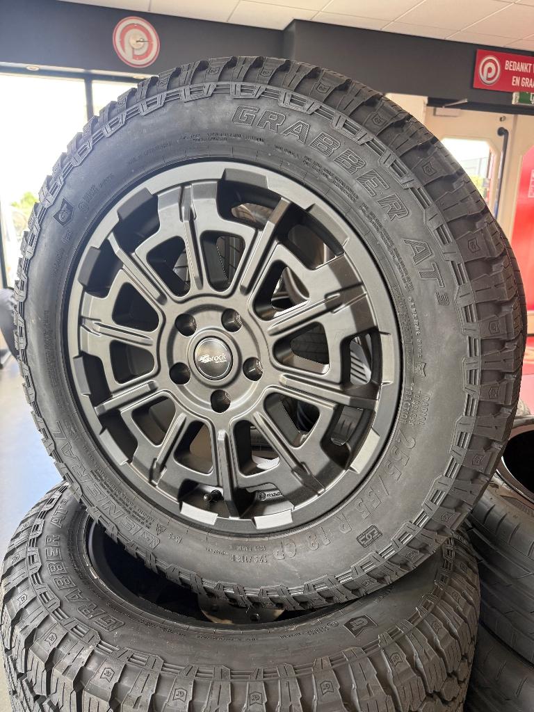 Superdik Brock velgenset voor TGE, Crafter, Sprinter, 18 inch, Bestelwagen, 255 mm, Nieuw