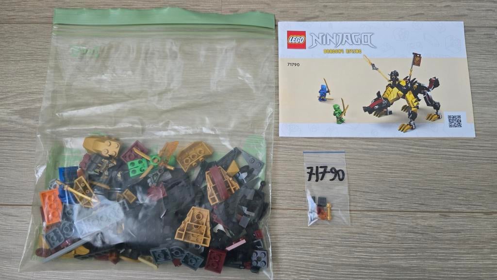 LEGO Ninjago 71790 Imperium Dragon Hunter Hound - compleet, Ophalen of Verzenden, Zo goed als nieuw, Complete set, Lego