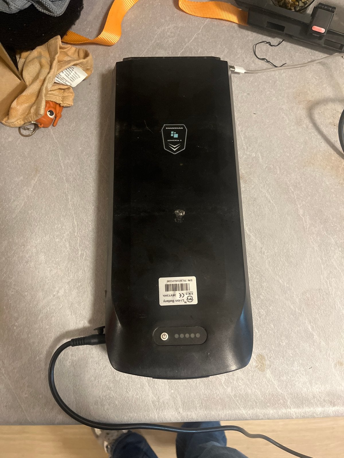 Shanshan Songxia II E-bike Accu 36V 13Ah met Lader, Gebruikt