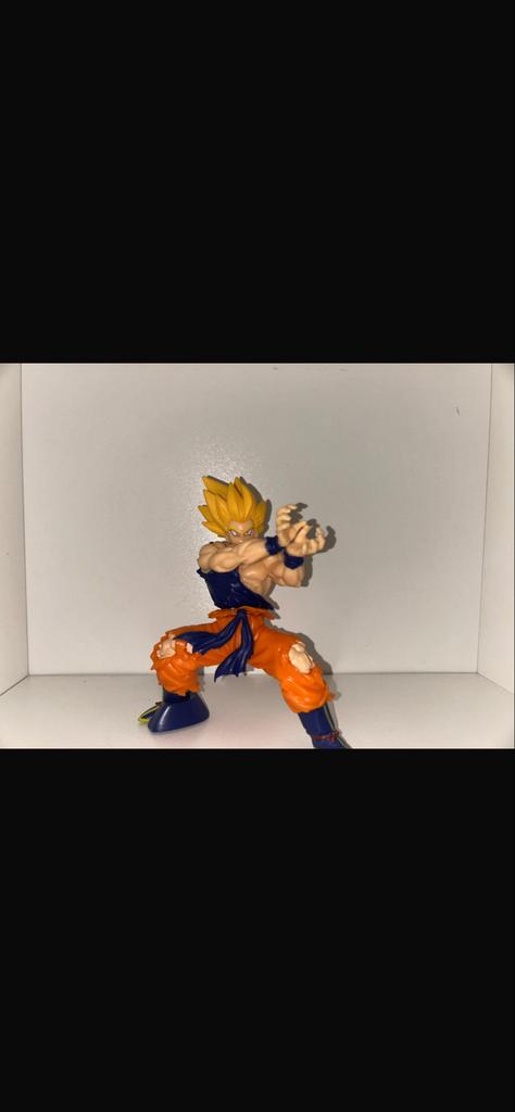 Dragon Ball Z Super Saiyan Goku Actiefiguur, Ophalen of Verzenden, Zo goed als nieuw
