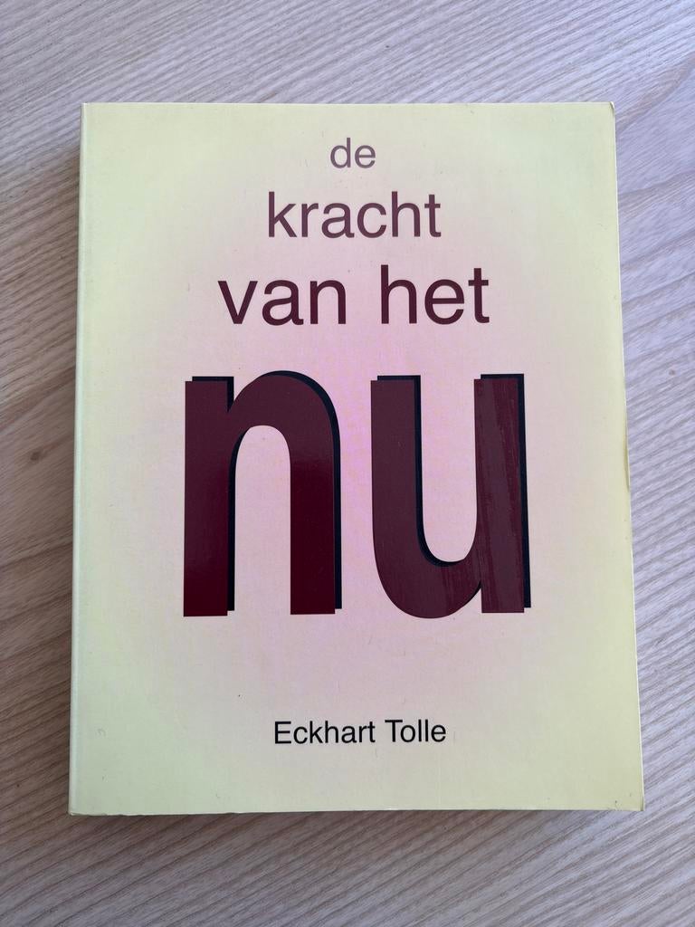 De Kracht van het Nu - Eckhart Tolle, Boeken, Esoterie en Spiritualiteit, Zo goed als nieuw, Achtergrond en Informatie, Spiritualiteit algemeen
