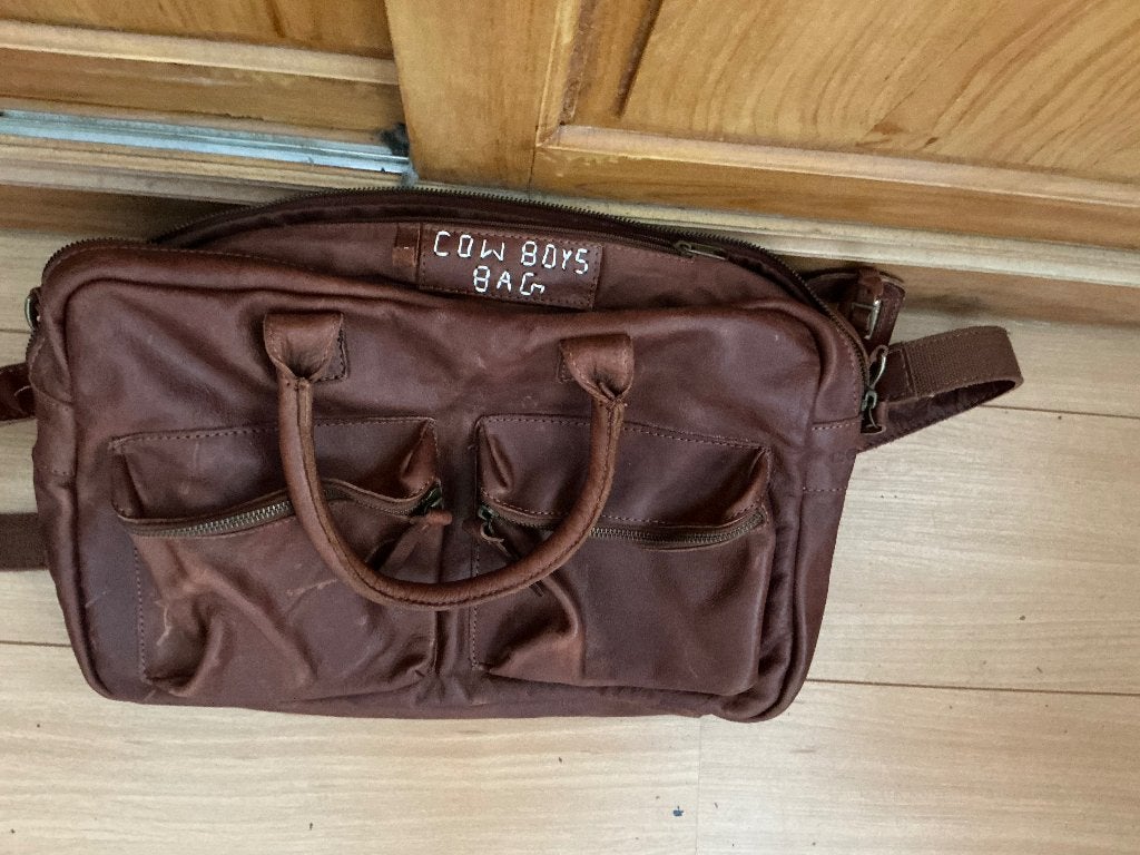 Te koop grote tas Cowboys bag, Ophalen of Verzenden, Zo goed als nieuw, Bruin, Shopper