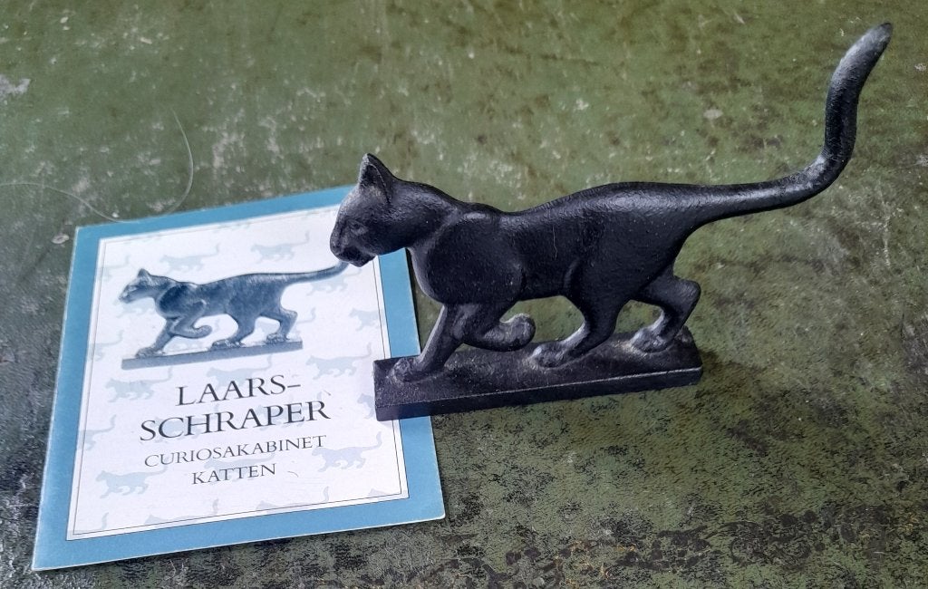 Poes - laarsschraper - Franklin Mint, Ophalen of Verzenden, Zo goed als nieuw, Dier