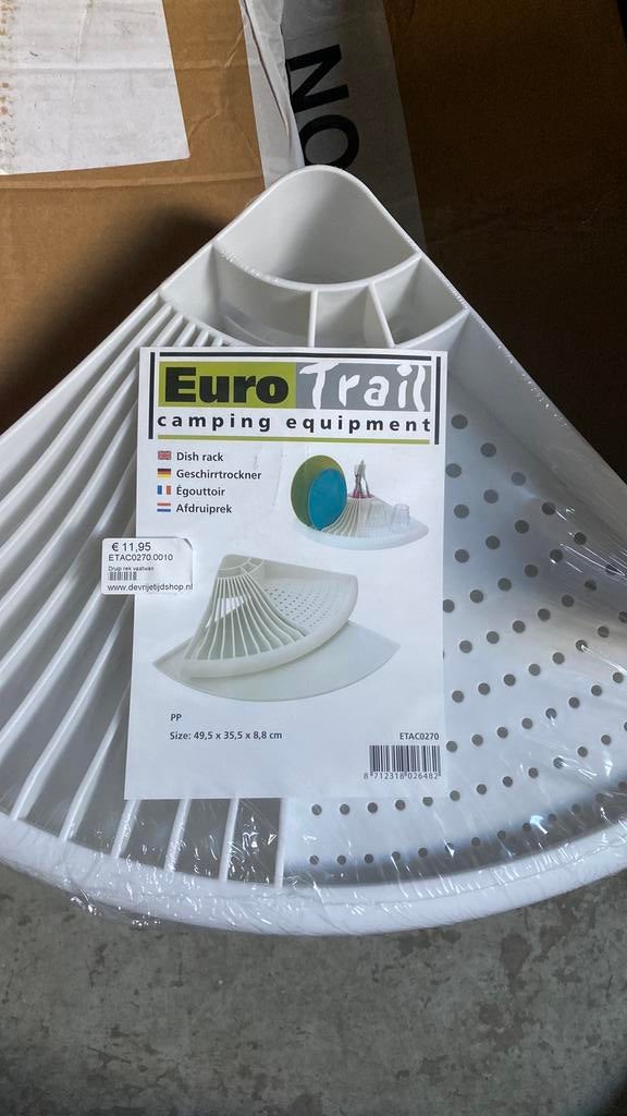 Afdruiprek camping, Ophalen, Zo goed als nieuw