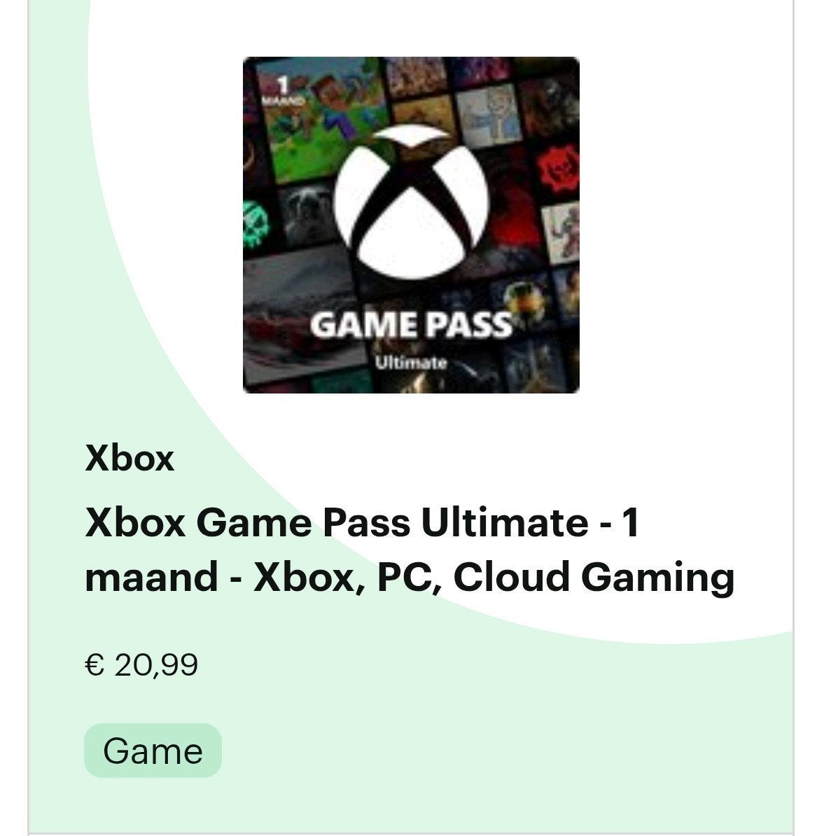 Xbox Game Pass Ultimate - 1 maand - Xbox, PC, Cloud Gaming, Ophalen of Verzenden, Nieuw