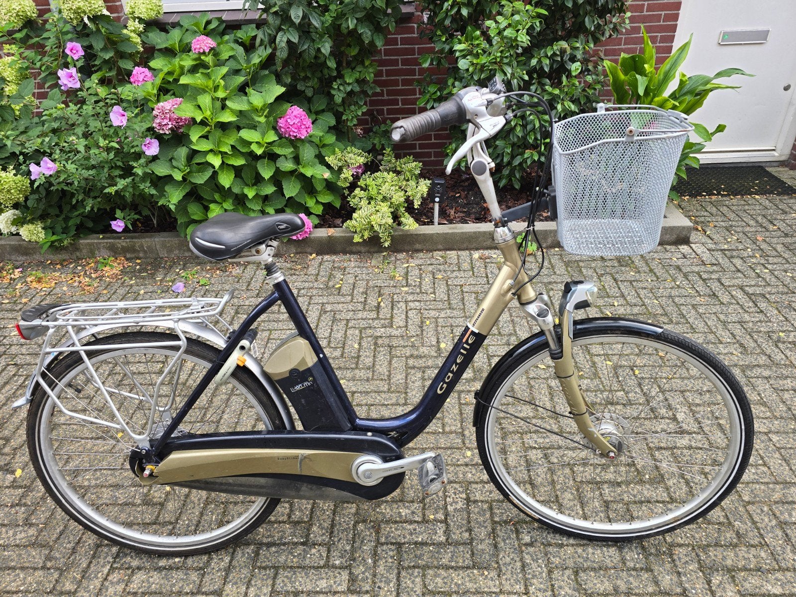 28 inch nette gazelle easy glider electrische damesfiets 8v., Ophalen, Gebruikt, 55 tot 59 cm, Gazelle
