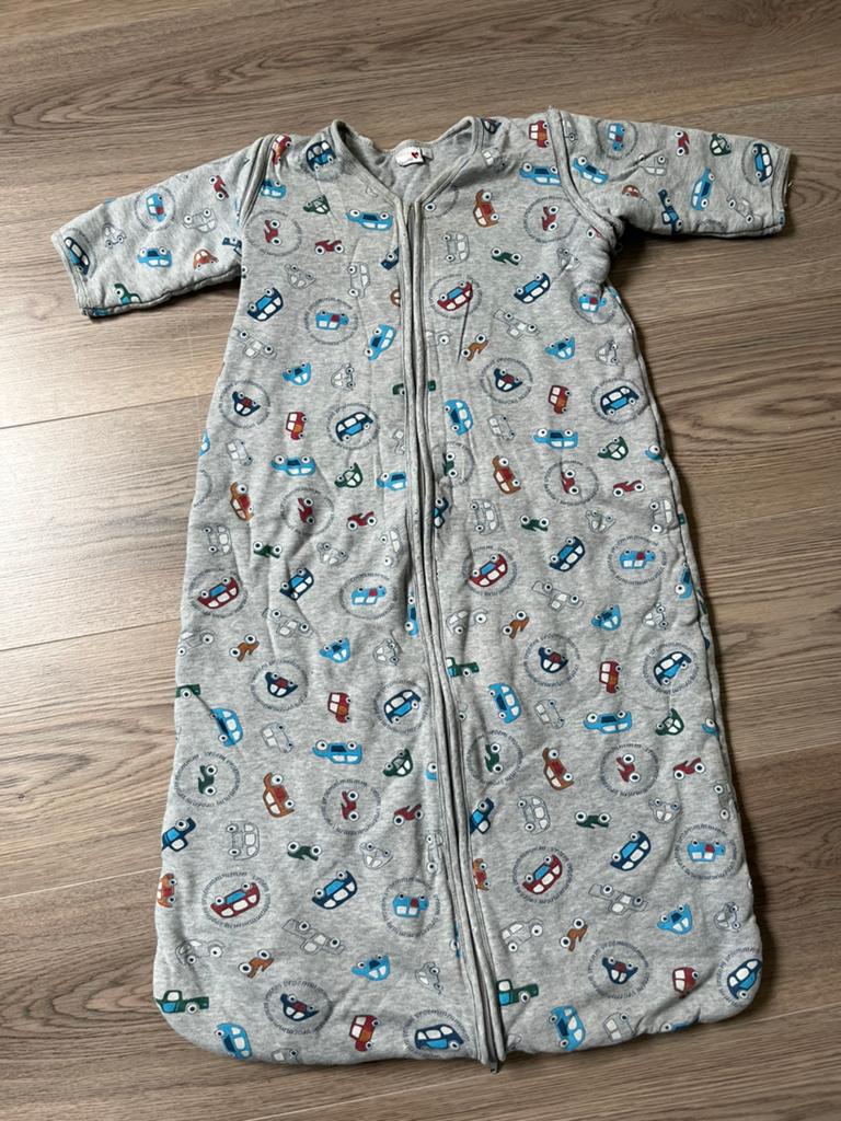 Slaapzak met auto’s maat 80, Kinderen en Baby's, Ophalen of Verzenden, Gebruikt, 70 tot 85 cm, Slaapzak