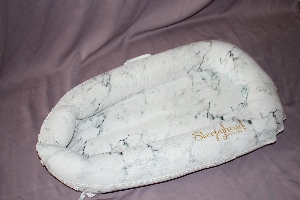 Sleepyhead deluxe babynestje met marmer hoes, Ophalen of Verzenden, Gebruikt, Overige typen
