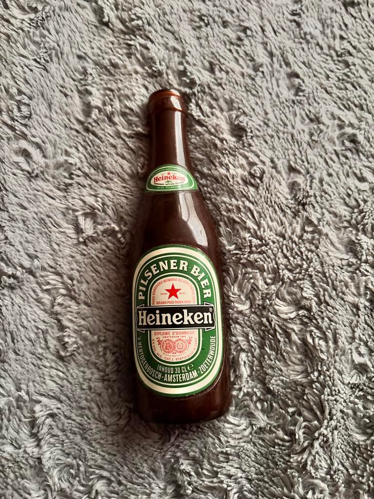 Heineken flesopener - Bierfles design, Verzamelen, Biermerken, Ophalen of Verzenden, Zo goed als nieuw, Flesopener, Heineken