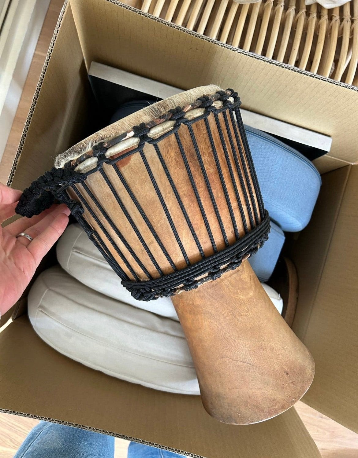 Handgemaakte Trommel / Djembe., Ophalen of Verzenden, Trommel