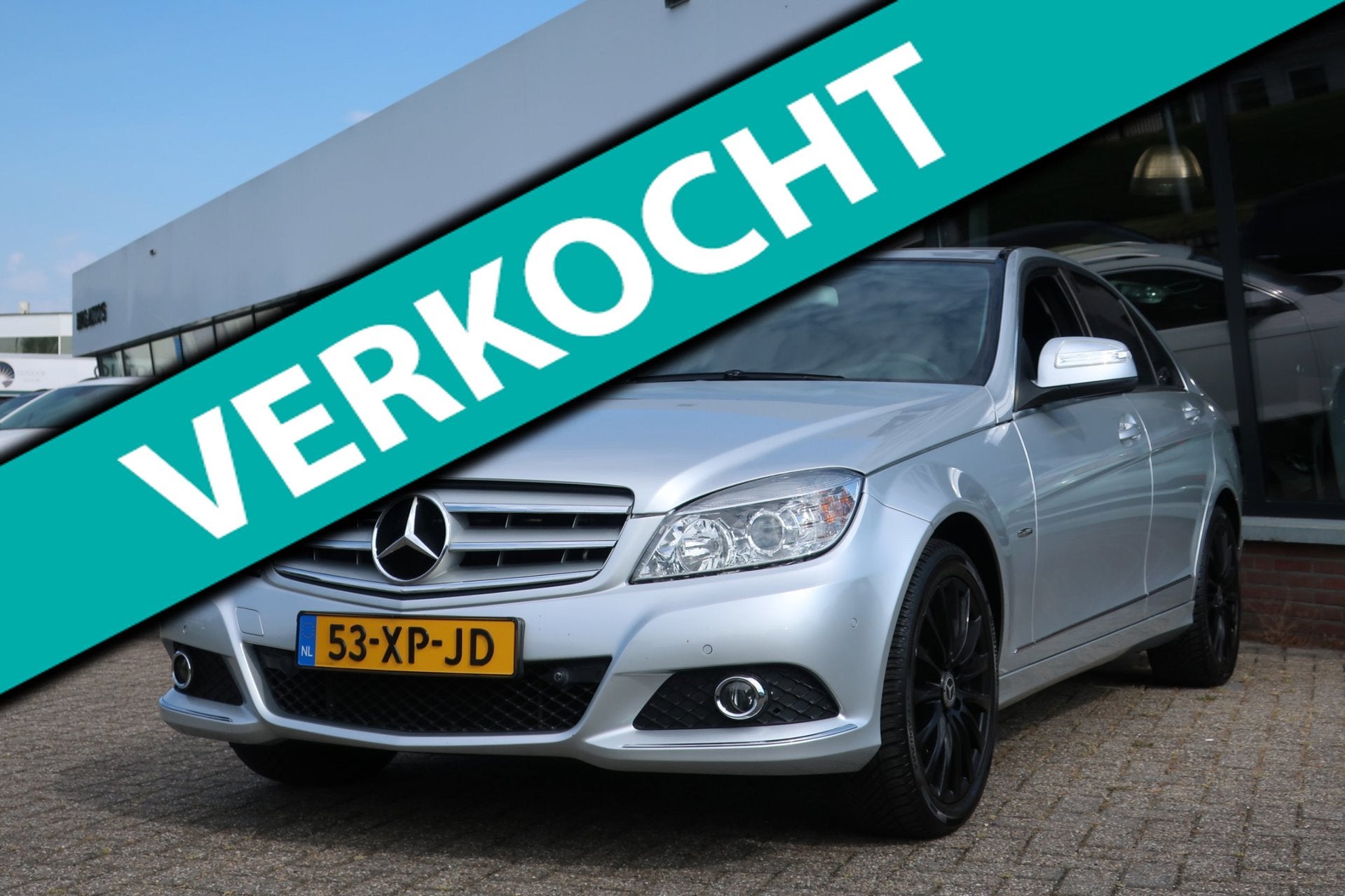Mercedes-Benz C-klasse 280 Avantgarde, Auto's, Automaat, Achterwielaandrijving, Zwart, Leder en Stof