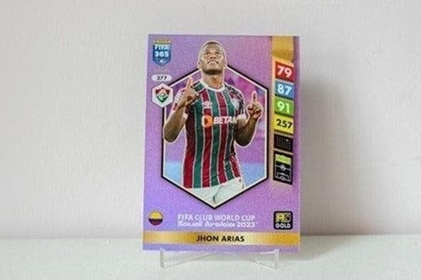Fifa 365 Panini Trading Card Jhon Arias, Ophalen of Verzenden, Zo goed als nieuw, Losse kaart