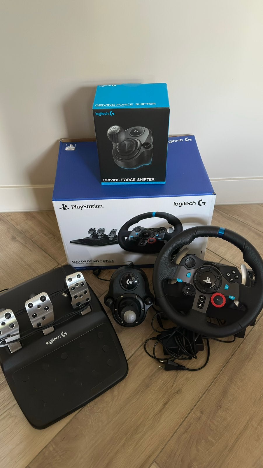 Logitech G29 Complete Set ( Stuur + Pedalen + Pook ), Ophalen, Zo goed als nieuw, Stuur of Pedalen, PlayStation 3